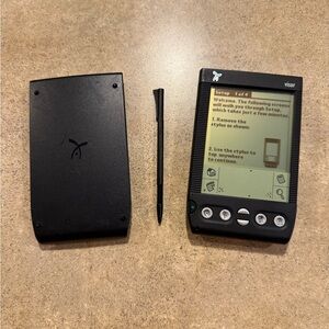 Vintage Handspring Visor PDA w/ Original Stylus & Cover Palm OS - Tested